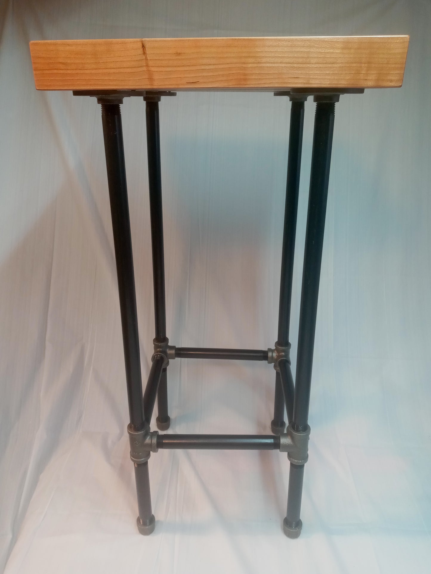 1008 - Wood and Iron Pipe Stool