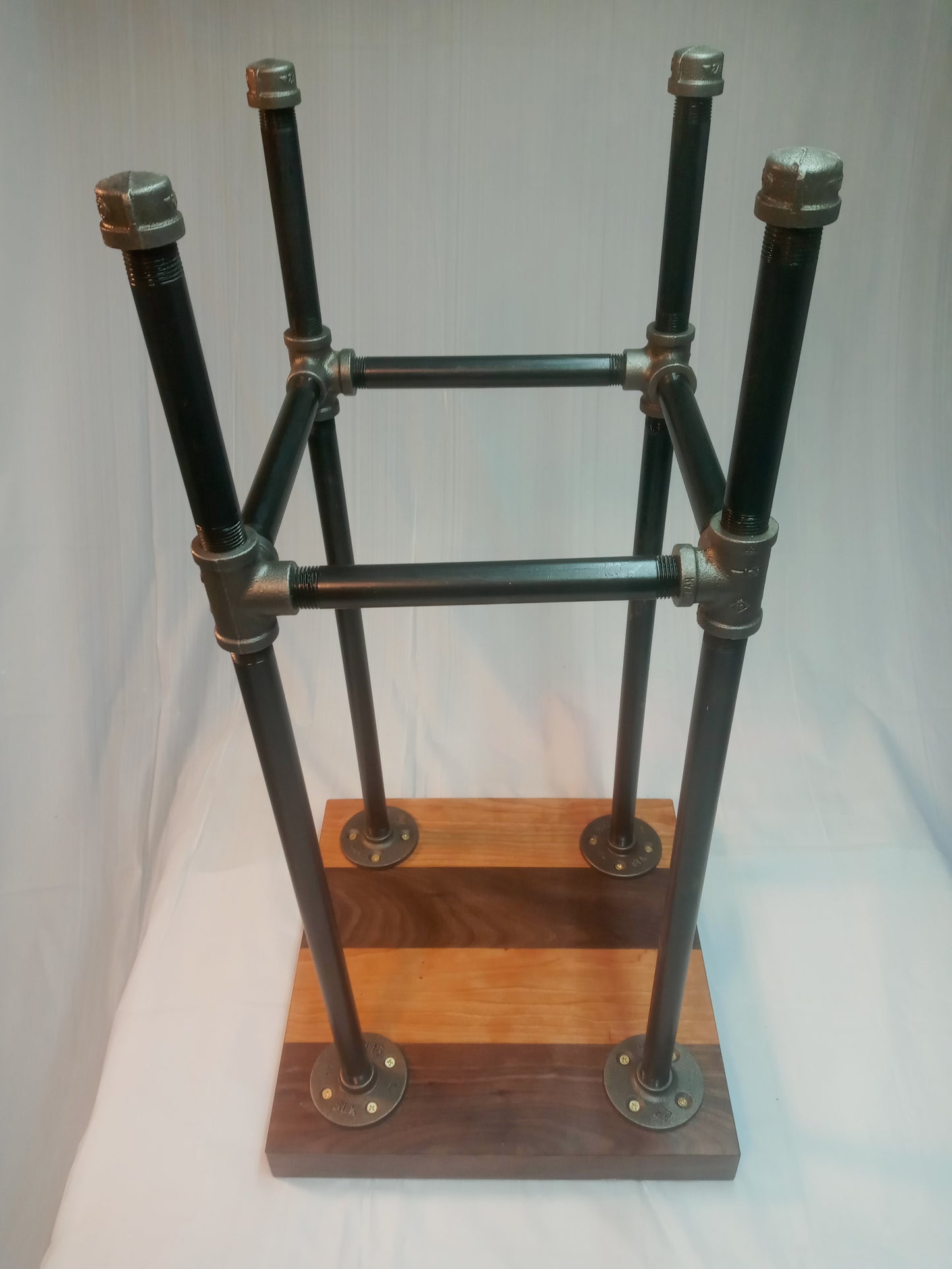 1008 - Wood and Iron Pipe Stool